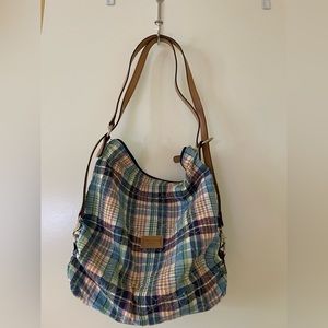 Tommy Hilfiger Plaid Purse/Back Pack